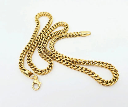 10K Yellow Gold Franco Link Chain Necklace
