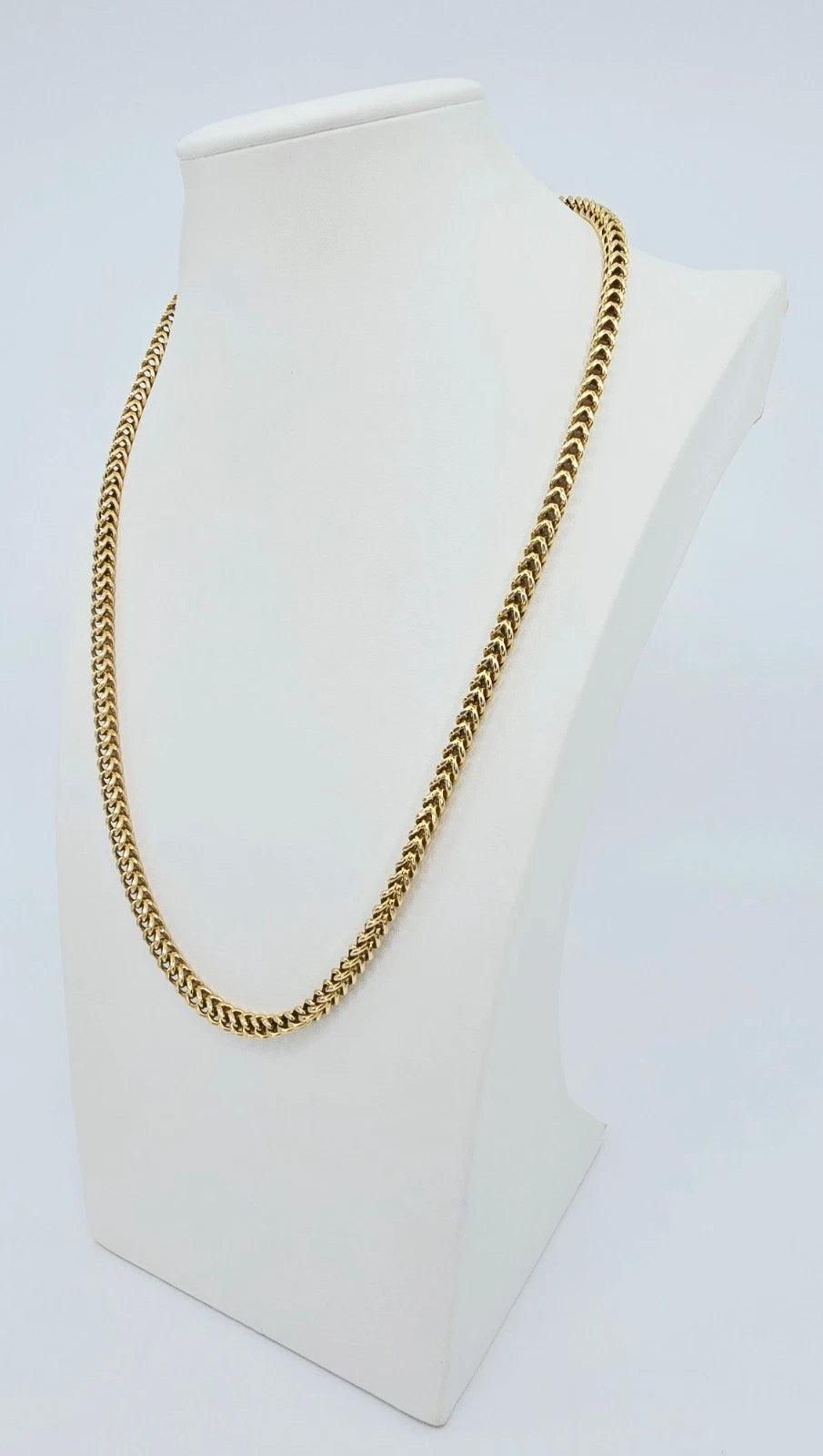 10K Yellow Gold Franco Link Chain Necklace