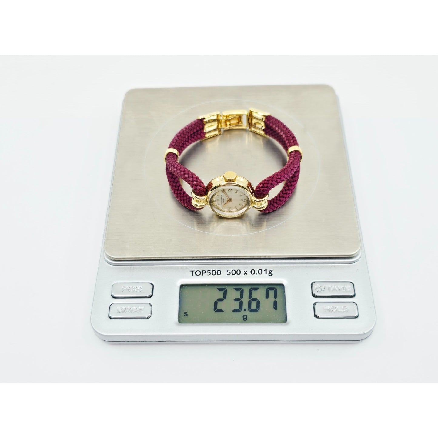 Vintage Patek Philippe 18K Gold Ladies Cocktail Watch Woven Rope Bracelet Swiss