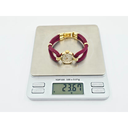 Vintage Patek Philippe 18K Gold Ladies Cocktail Watch Woven Rope Bracelet Swiss
