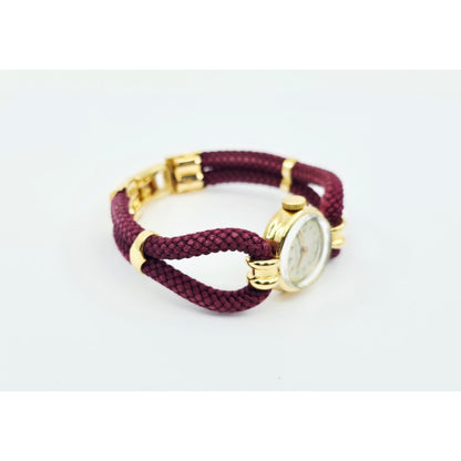 Vintage Patek Philippe 18K Gold Ladies Cocktail Watch Woven Rope Bracelet Swiss
