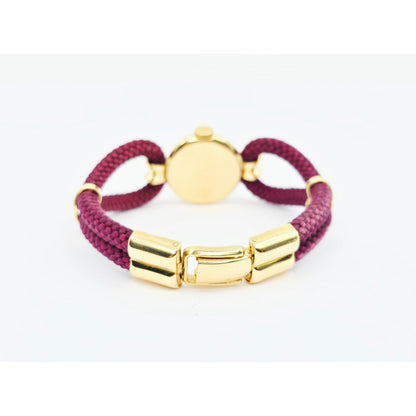 Vintage Patek Philippe 18K Gold Ladies Cocktail Watch Woven Rope Bracelet Swiss