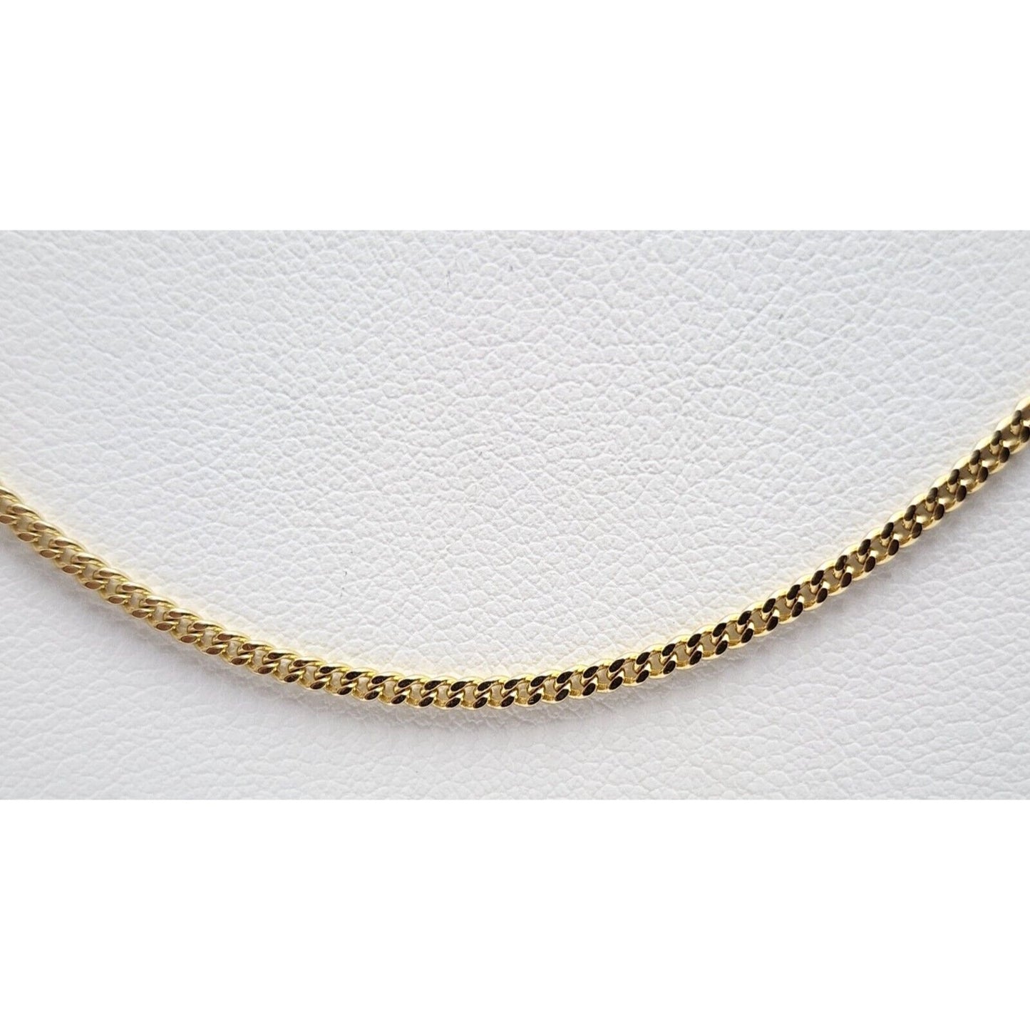 10K Yellow Gold Cuban Link Chain Necklace