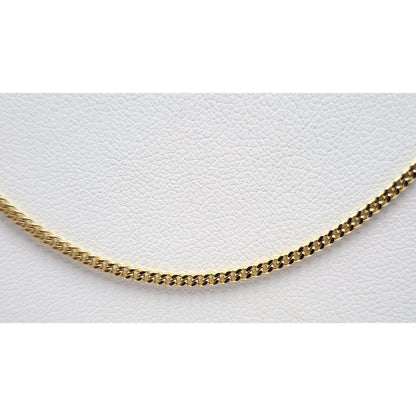 10K Yellow Gold Cuban Link Chain Necklace