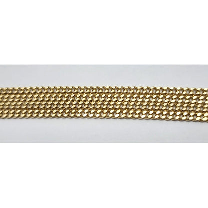 10K Yellow Gold Cuban Link Chain Necklace