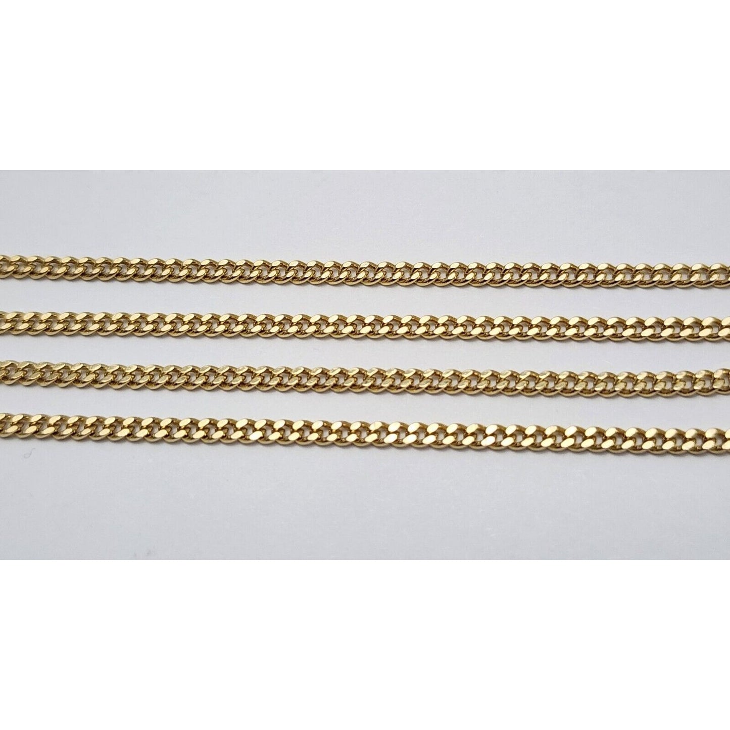 10K Yellow Gold Cuban Link Chain Necklace