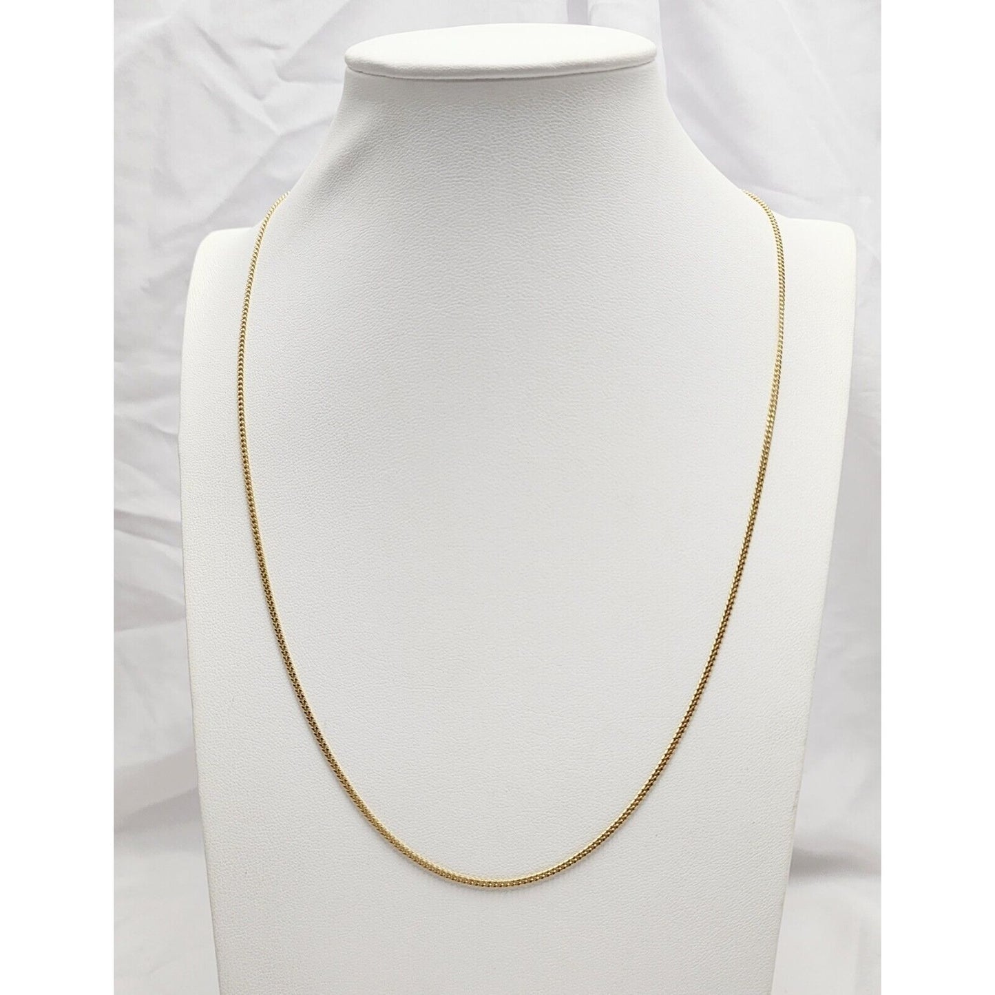 10K Yellow Gold Cuban Link Chain Necklace