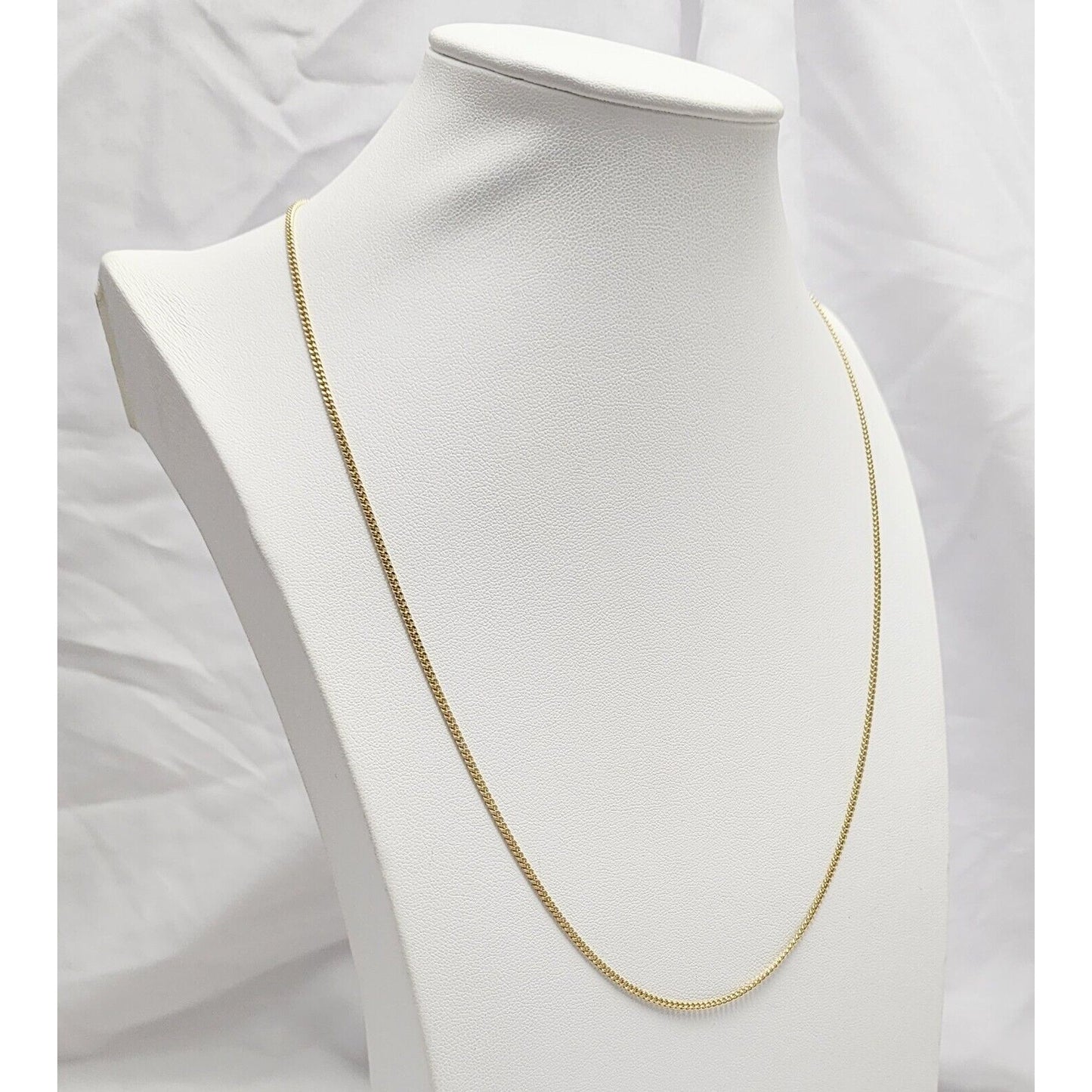 10K Yellow Gold Cuban Link Chain Necklace