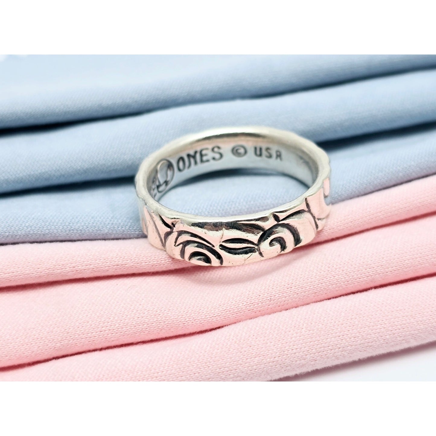 Rare Leonard Kamhout Lone Ones Sterling Silver Full Circle Band Ring