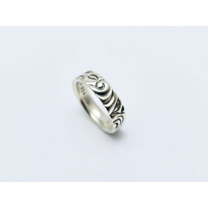 Rare Leonard Kamhout Lone Ones Sterling Silver Full Circle Band Ring