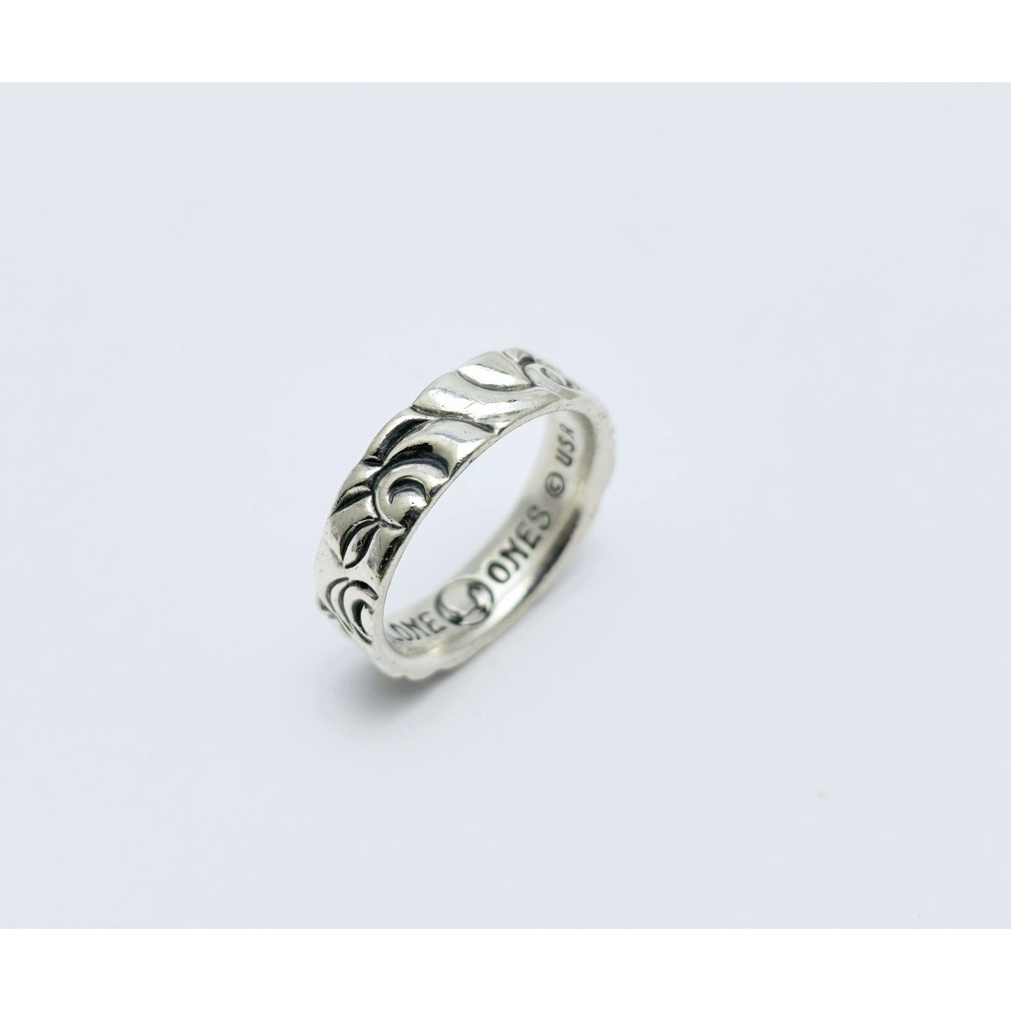 Rare Leonard Kamhout Lone Ones Sterling Silver Full Circle Band Ring