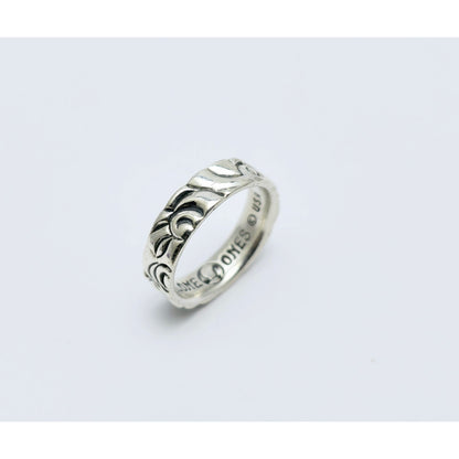 Rare Leonard Kamhout Lone Ones Sterling Silver Full Circle Band Ring