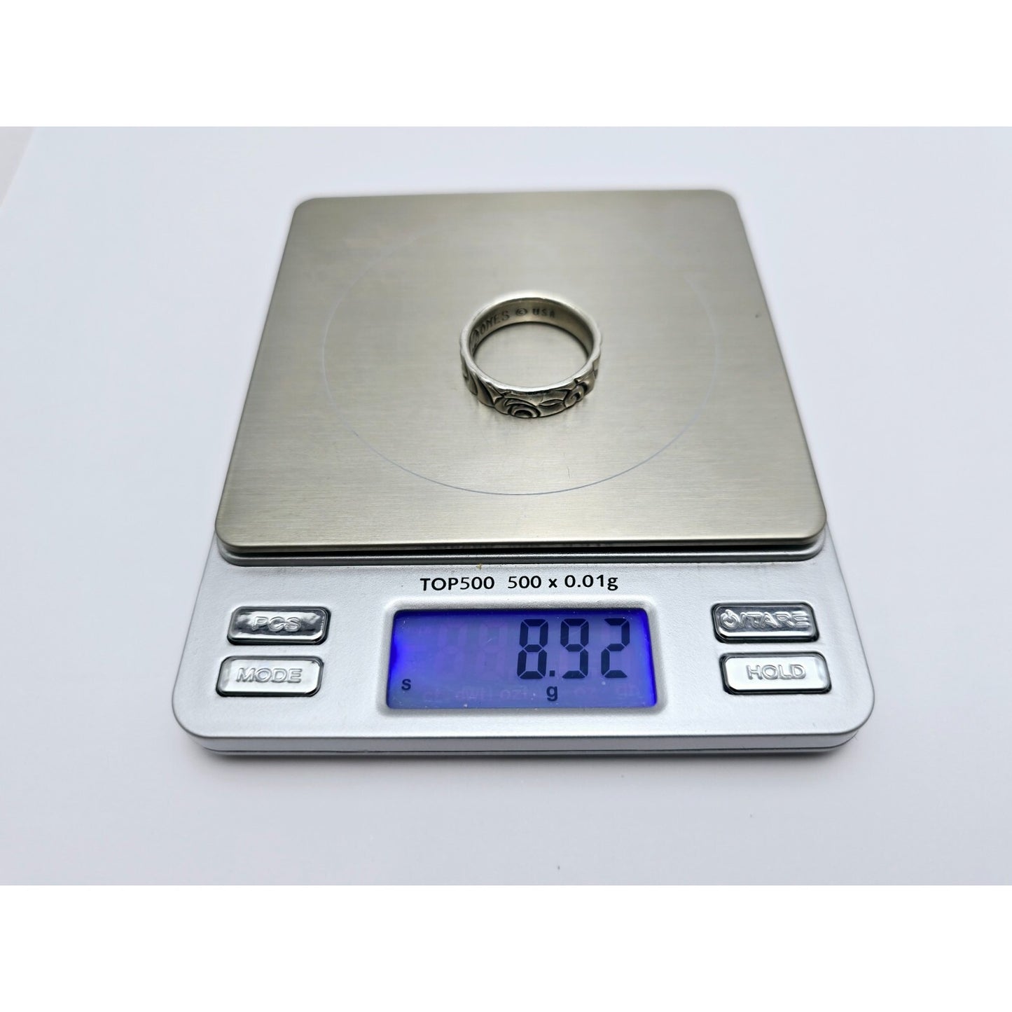 Rare Leonard Kamhout Lone Ones Sterling Silver Full Circle Band Ring