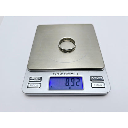 Rare Leonard Kamhout Lone Ones Sterling Silver Full Circle Band Ring