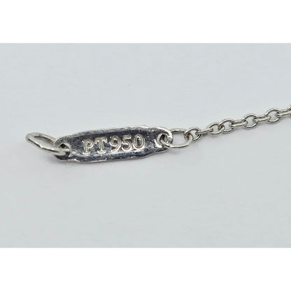 Tiffany & Co Platinum Diamond Forever Infinity Link Chain Necklace