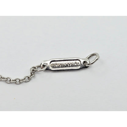 Tiffany & Co Platinum Diamond Forever Infinity Link Chain Necklace