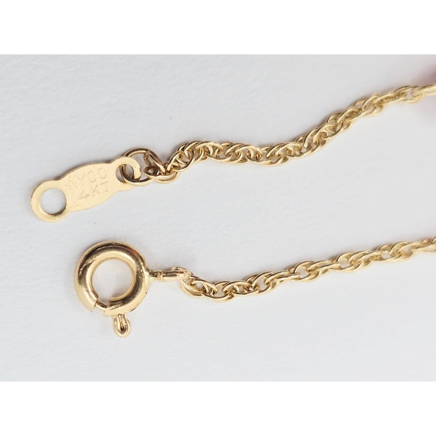 14K Yellow Gold Red Coral Custom Link Chain Necklace