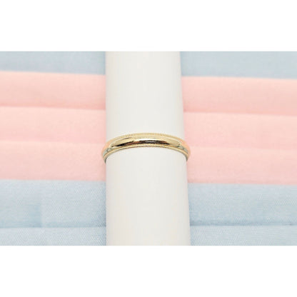 14K Yellow Gold Wedding Band Ring