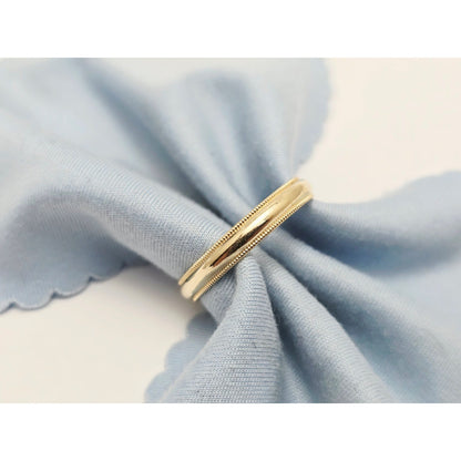 14K Yellow Gold Wedding Band Ring
