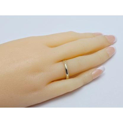 14K Yellow Gold Wedding Band Ring