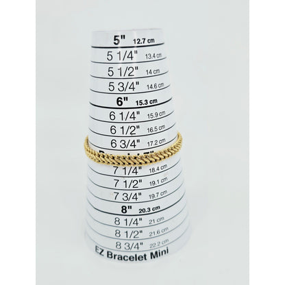 Fancy 18K Yellow Gold Custom Link Chain Bracelet