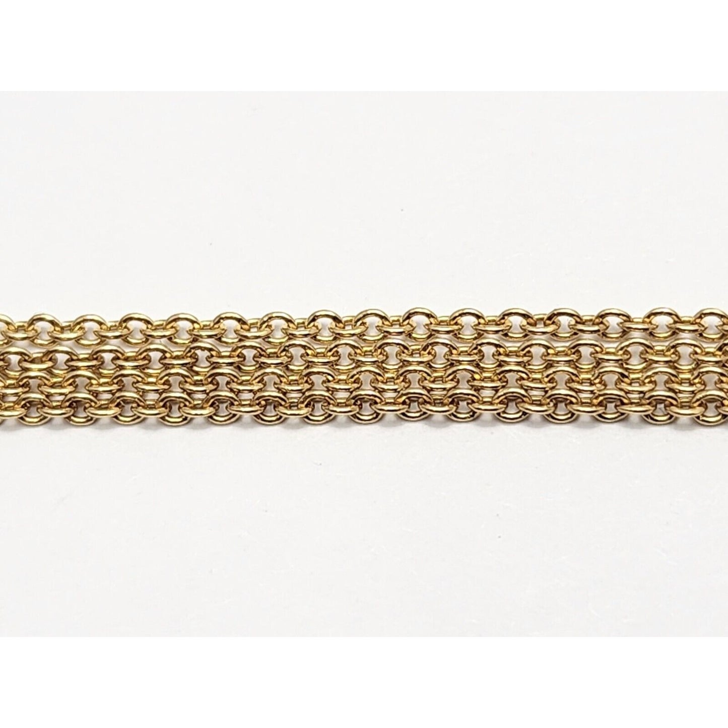 14K Yellow Gold Cable Link Chain Necklace