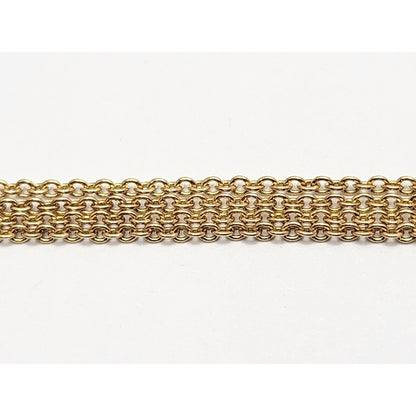 14K Yellow Gold Cable Link Chain Necklace