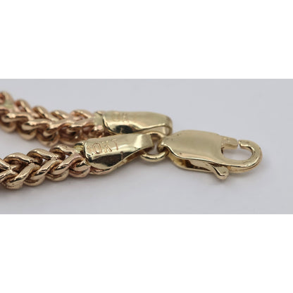 10K Yellow Gold Franco Link Bracelet