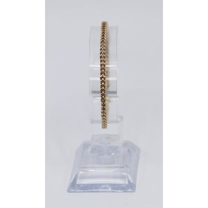 10K Yellow Gold Franco Link Bracelet