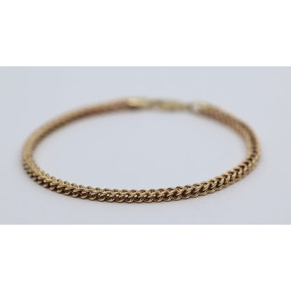10K Yellow Gold Franco Link Bracelet