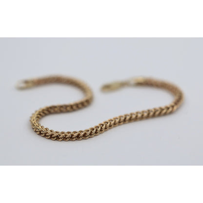 10K Yellow Gold Franco Link Bracelet