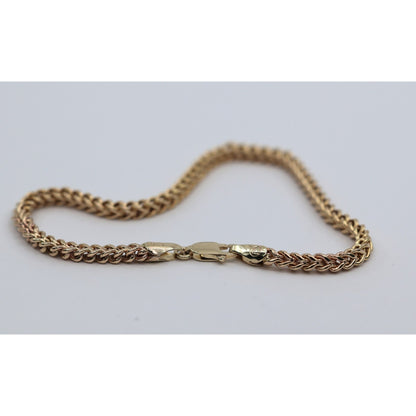 10K Yellow Gold Franco Link Bracelet