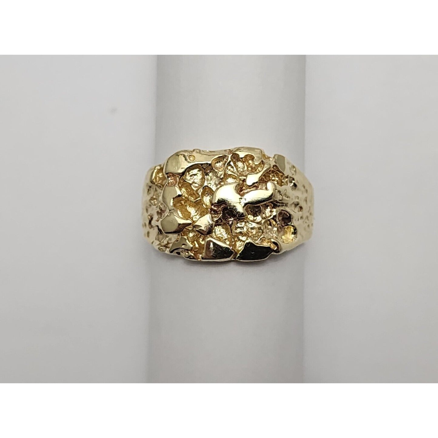 10K Yellow Gold Nugget Ring