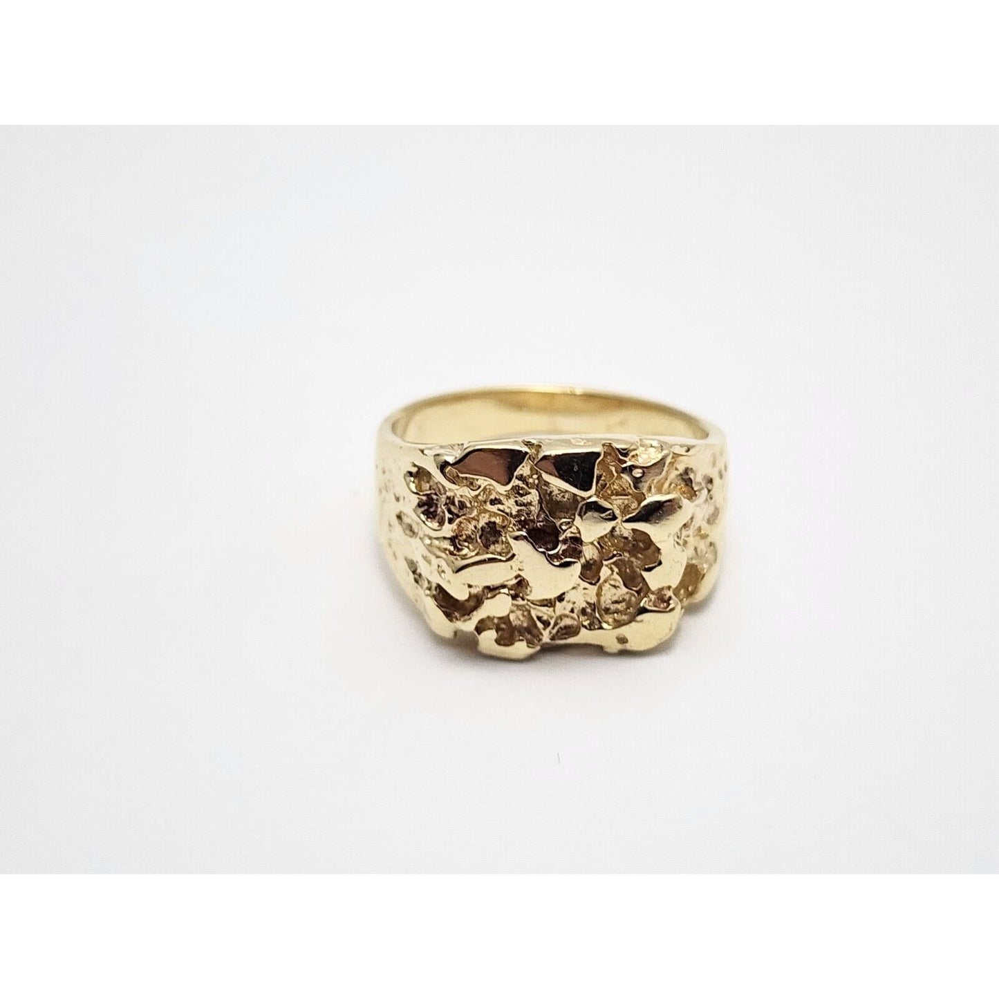 10K Yellow Gold Nugget Ring