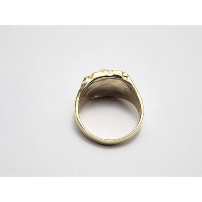 10K Yellow Gold Nugget Ring