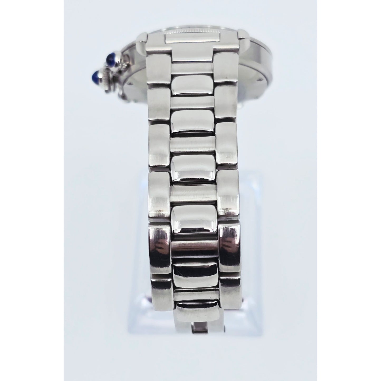 Cartier Pasha De Cartier Chronograph Quartz 38mm Stainless Steel Watch Ref 1050