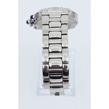 Cartier Pasha De Cartier Chronograph Quartz 38mm Stainless Steel Watch Ref 1050
