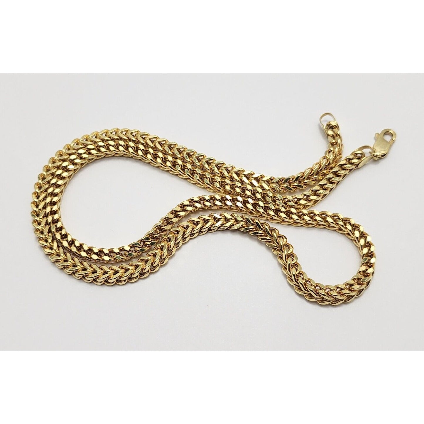 10K Yellow Gold Franco Link Chain Necklace