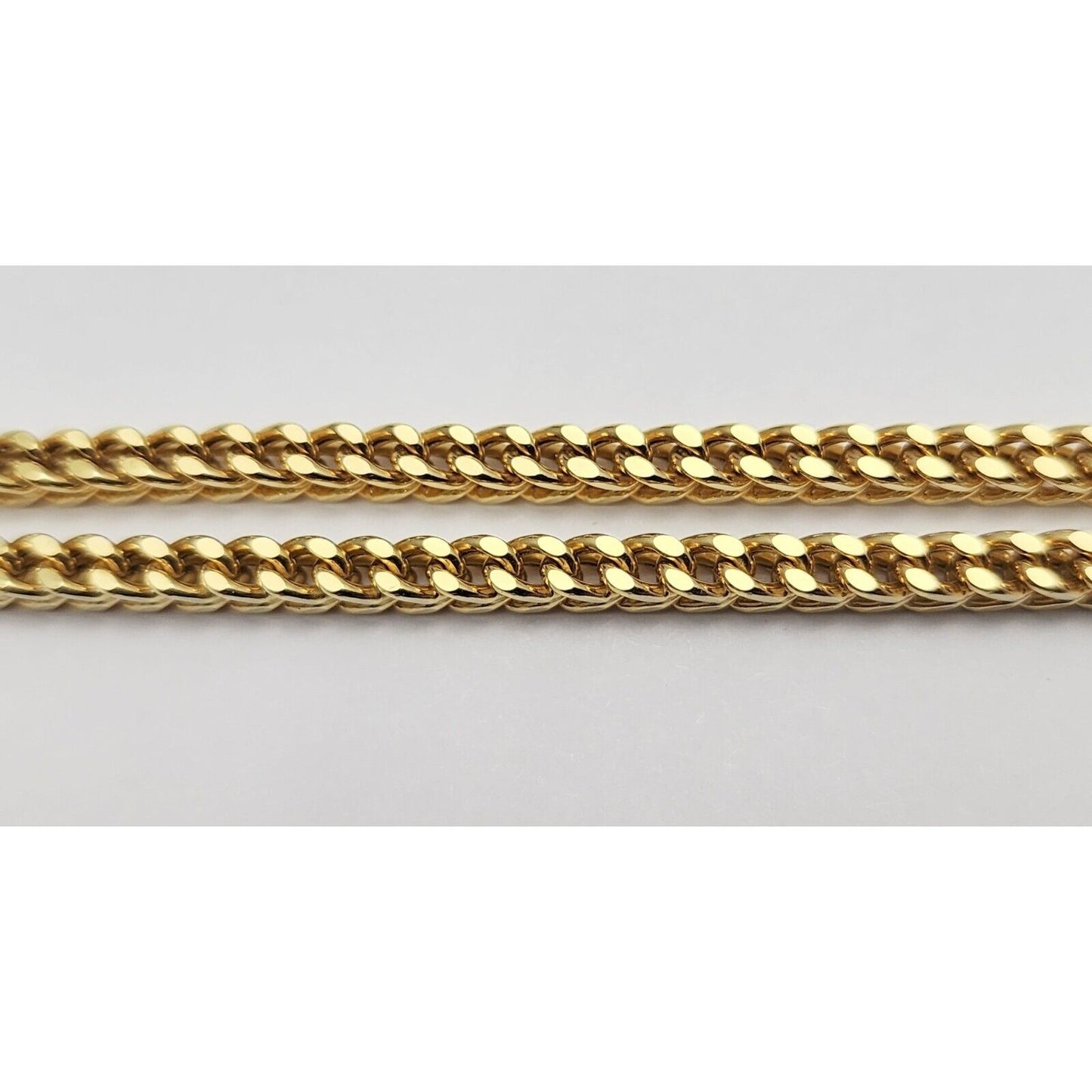 10K Yellow Gold Franco Link Chain Necklace