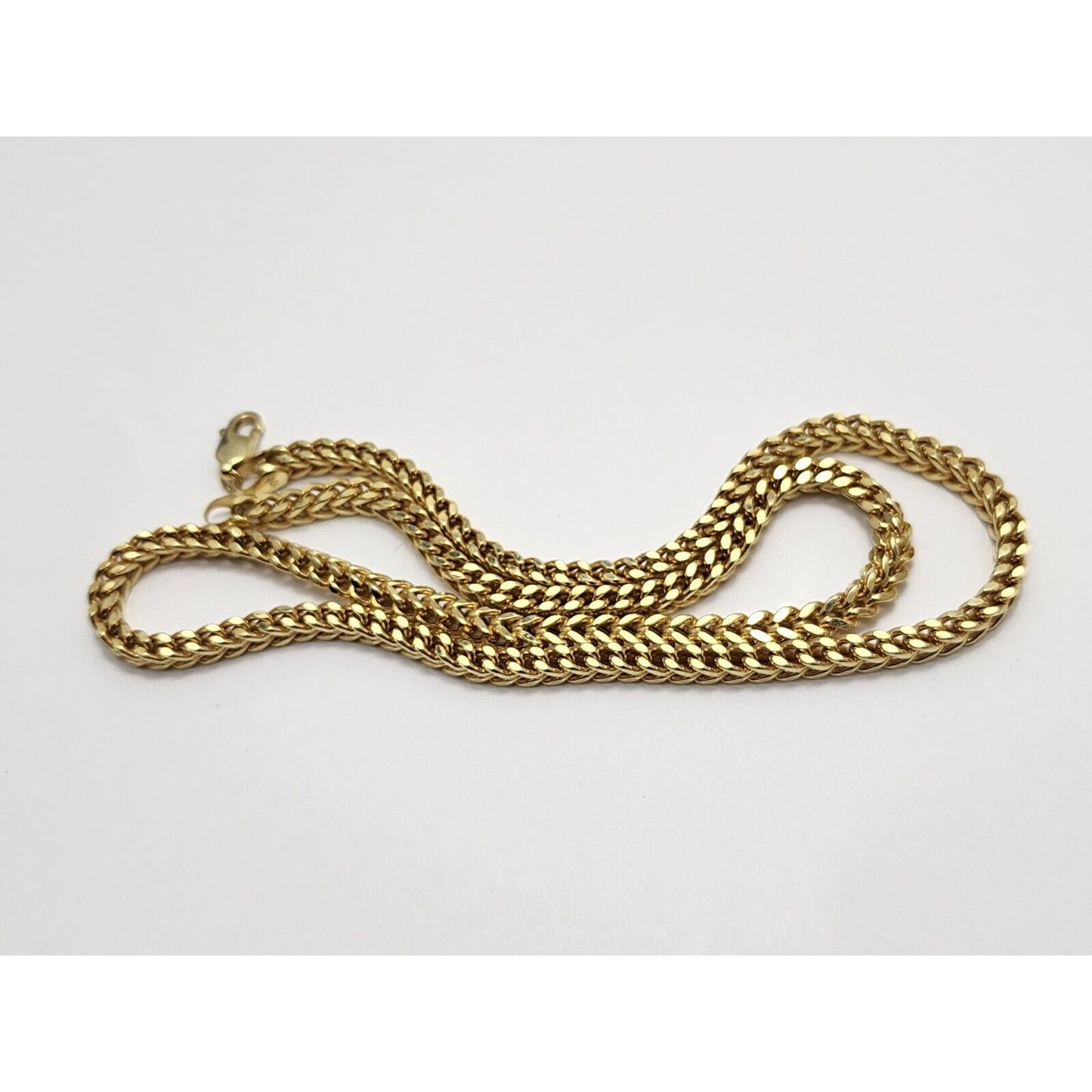 10K Yellow Gold Franco Link Chain Necklace