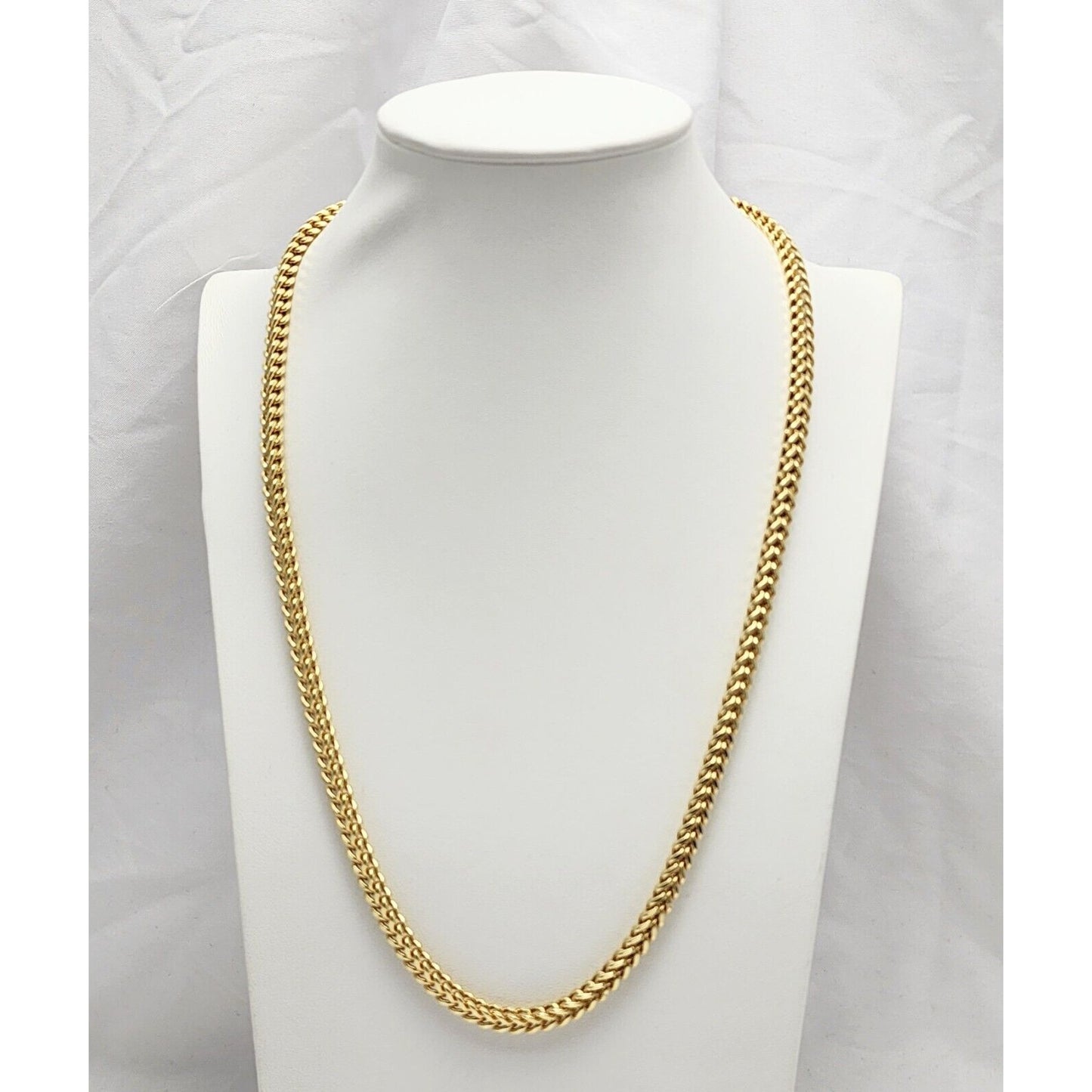 10K Yellow Gold Franco Link Chain Necklace