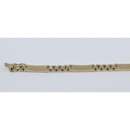 14K Two Tone Gold Custom Jaguar Panther Lion Rolex Link Bracelet