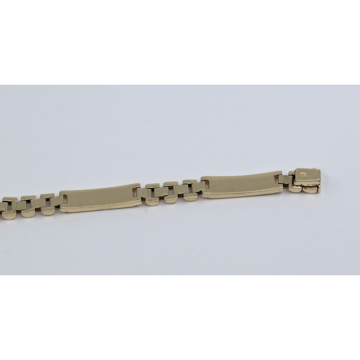 14K Two Tone Gold Custom Jaguar Panther Lion Rolex Link Bracelet