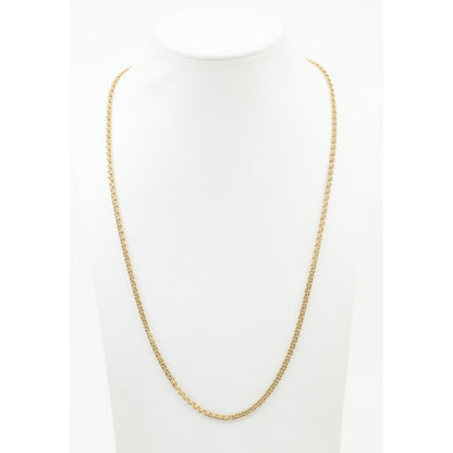 14K Yellow Gold Bismark Link Chain Necklace