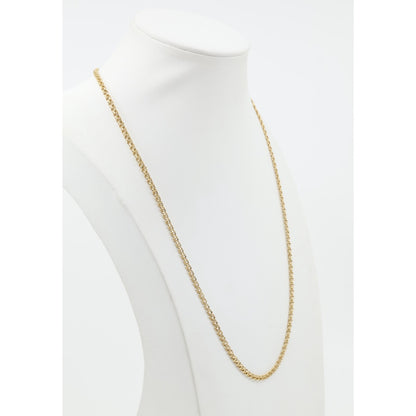 14K Yellow Gold Bismark Link Chain Necklace
