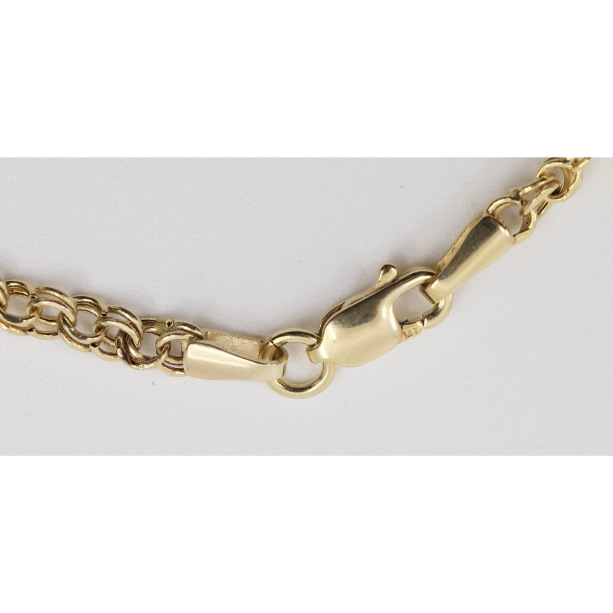 14K Yellow Gold Bismark Link Chain Necklace