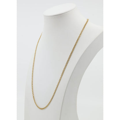 14K Yellow Gold Bismark Link Chain Necklace