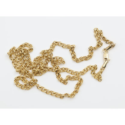 14K Yellow Gold Bismark Link Chain Necklace
