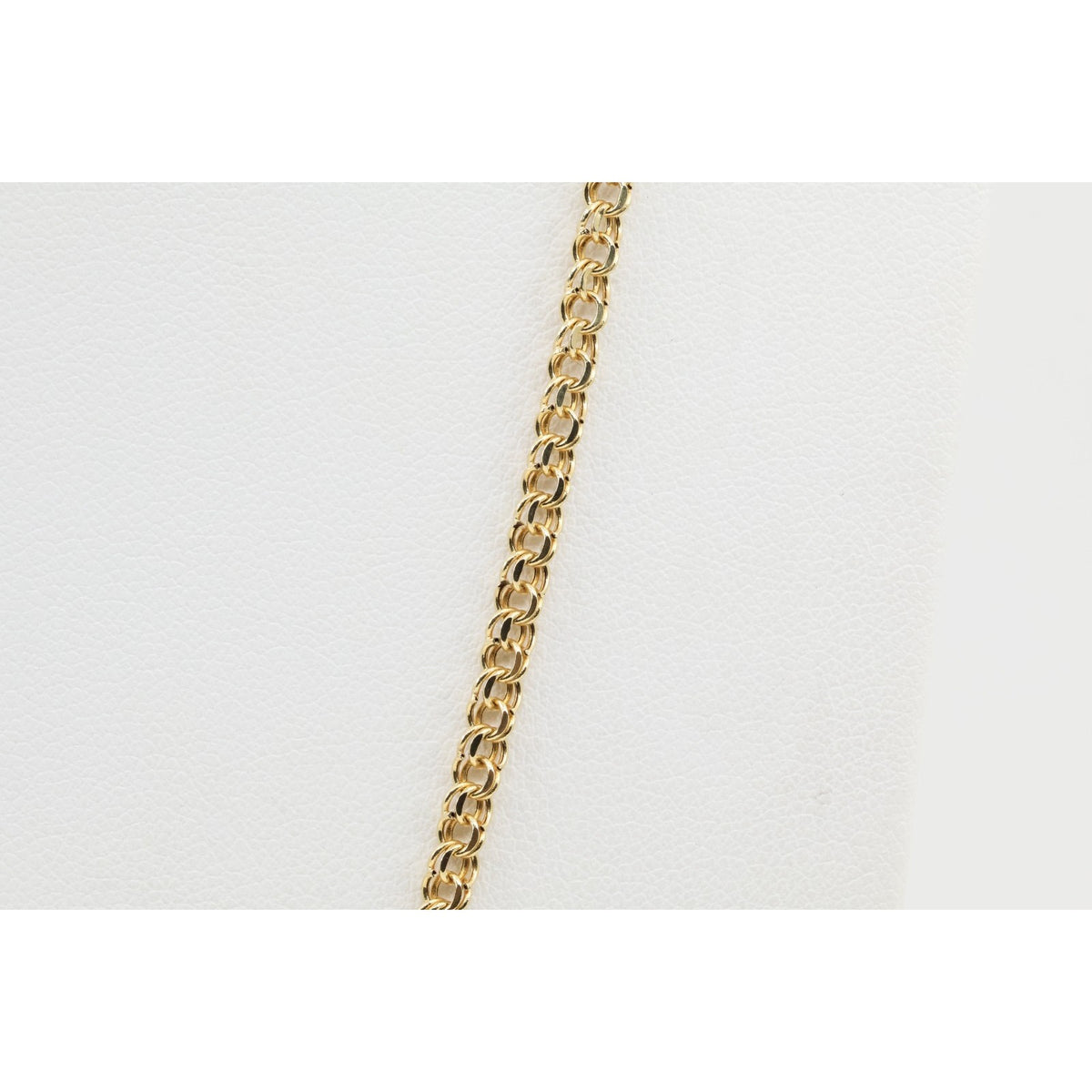 14K Yellow Gold Bismark Link Chain Necklace
