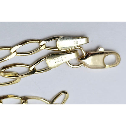 10K Yellow Gold Curb Link Chain Necklace